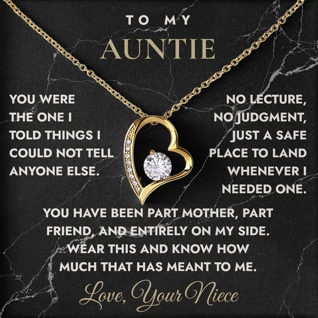 A Safe Place To Land Forever Love Necklace for auntie