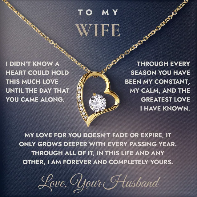 My Constant My Calm Forever Love Necklace for wife